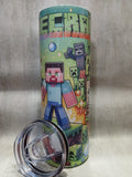 Minecraft tumbler 20 oz.