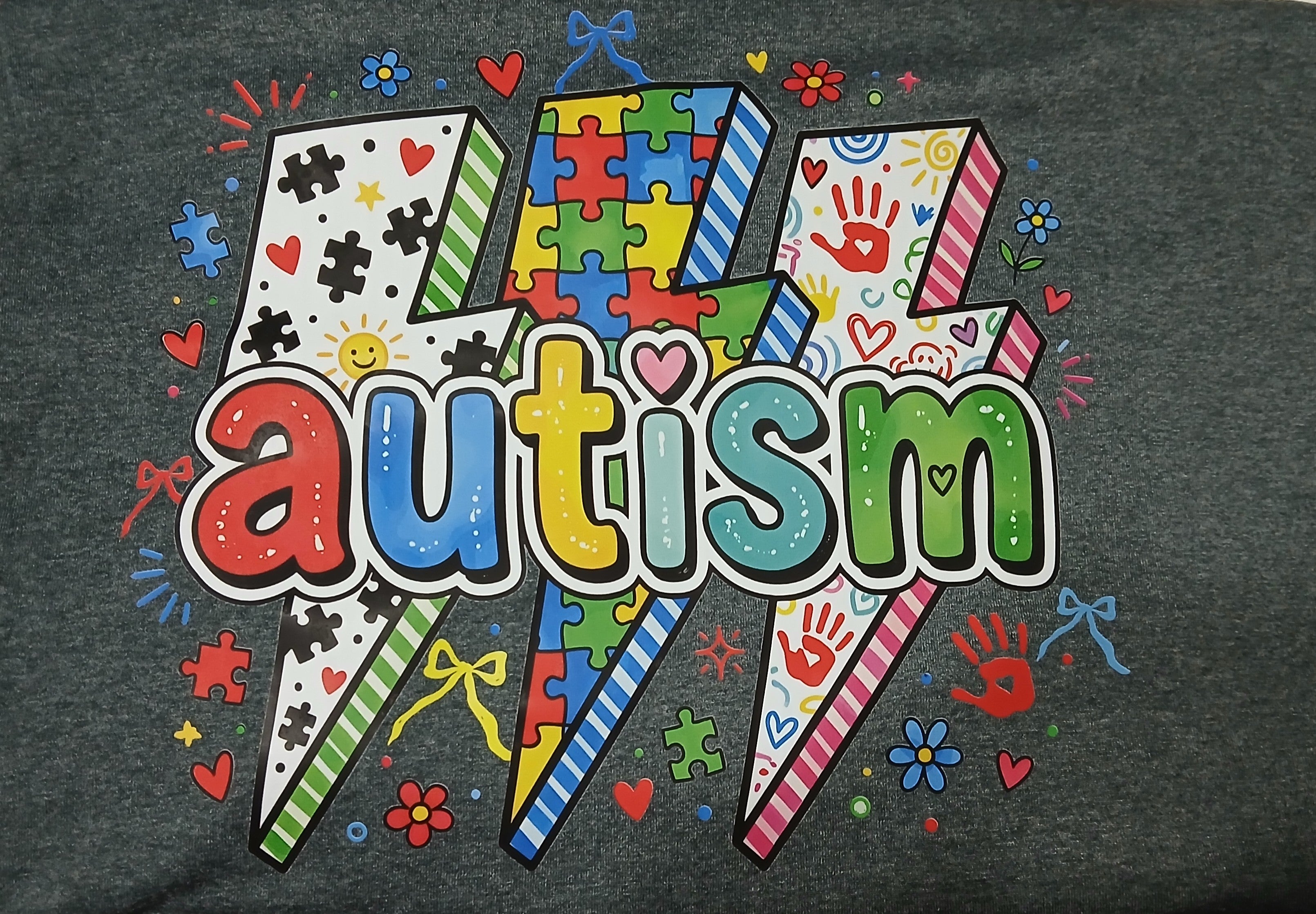 Lightening bolt Autism Awareness shirt